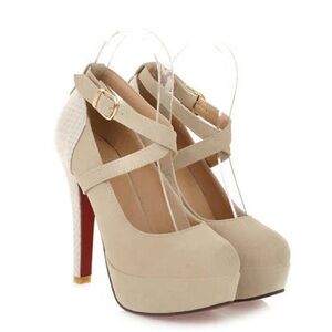 Red Bottom Platform Pumps